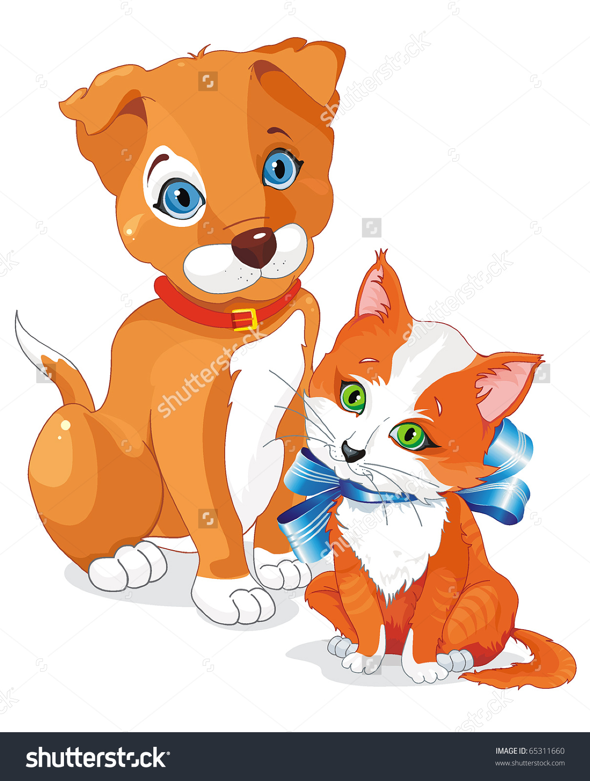 free clipart of dogs and cats - photo #25