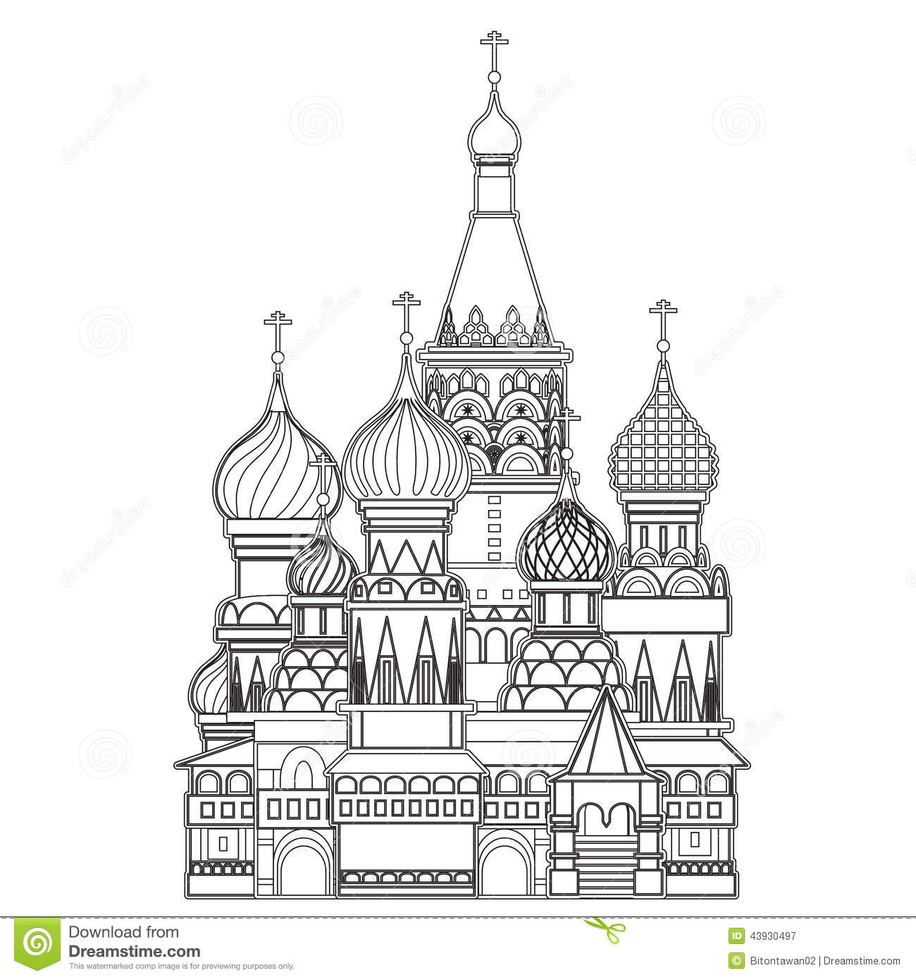 saint basils cathedral coloring pages - photo #21