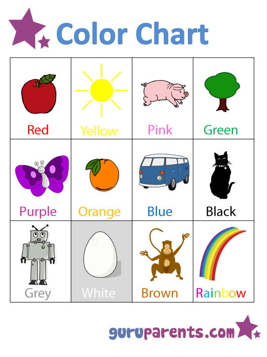 Color Words Clipart Free Clipground