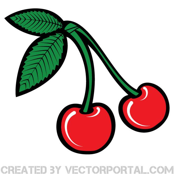free clip art cherries fruit - photo #18