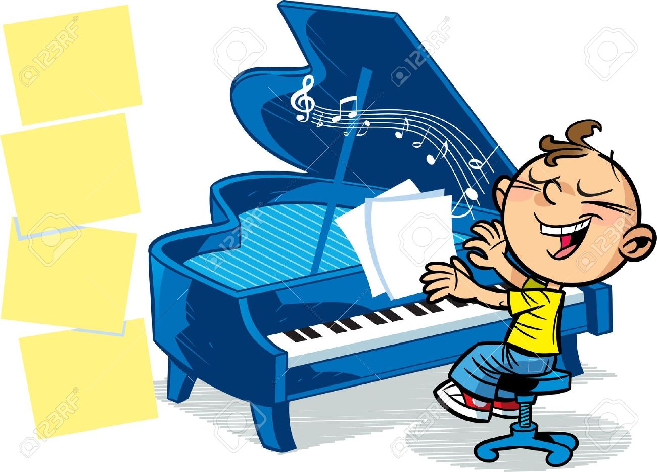 girl playing piano clipart - photo #31