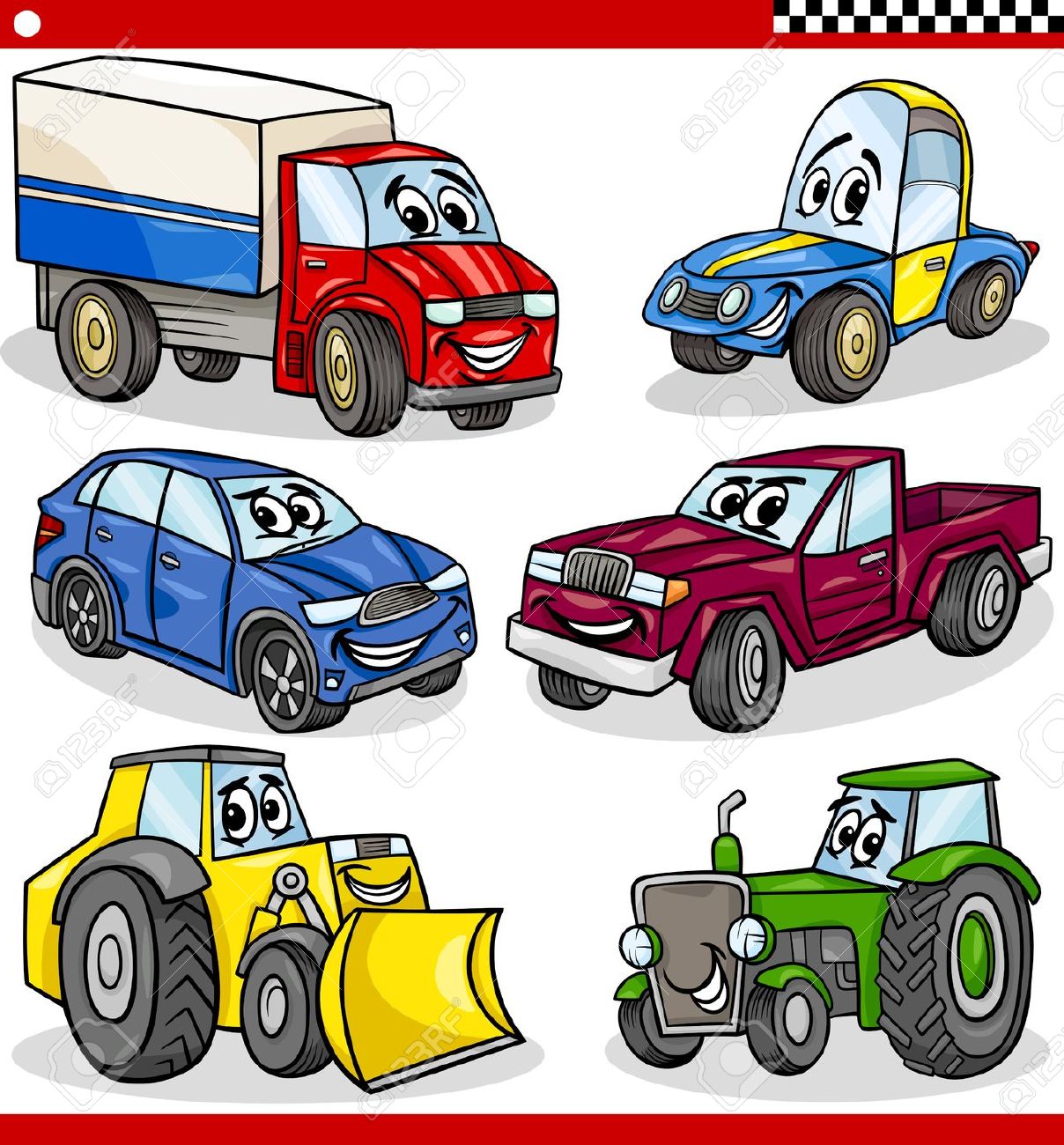 clipart cars and trucks - photo #34