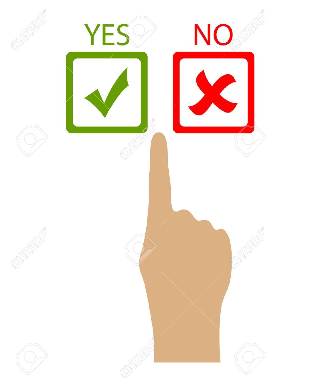 free clipart vote yes - photo #17
