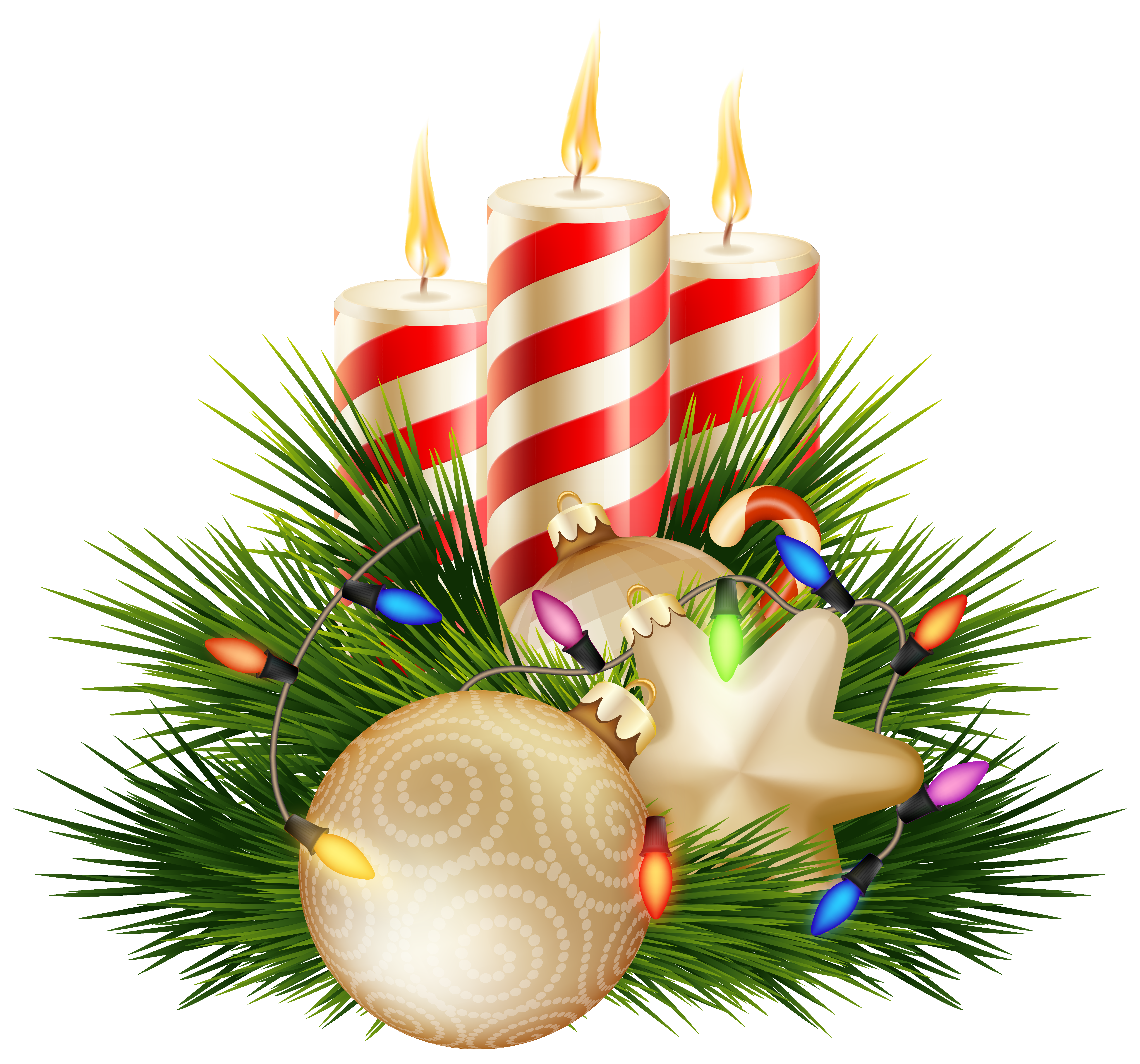Christmas Candles Clipart Clipground