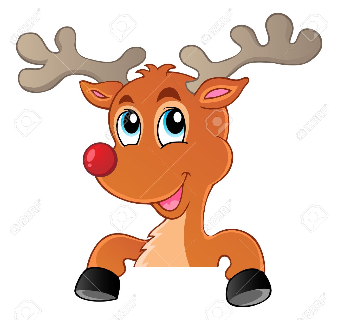 christmas deer clipart free - photo #3