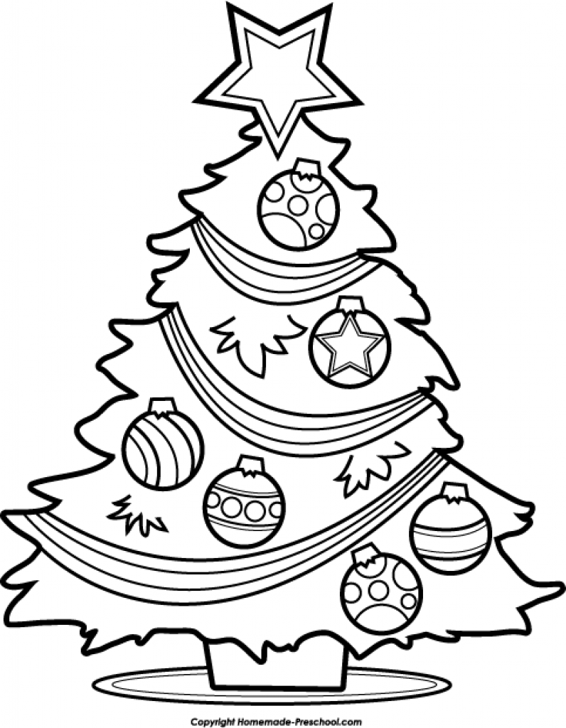 christmas tree clipart black aand white 20 free Cliparts | Download