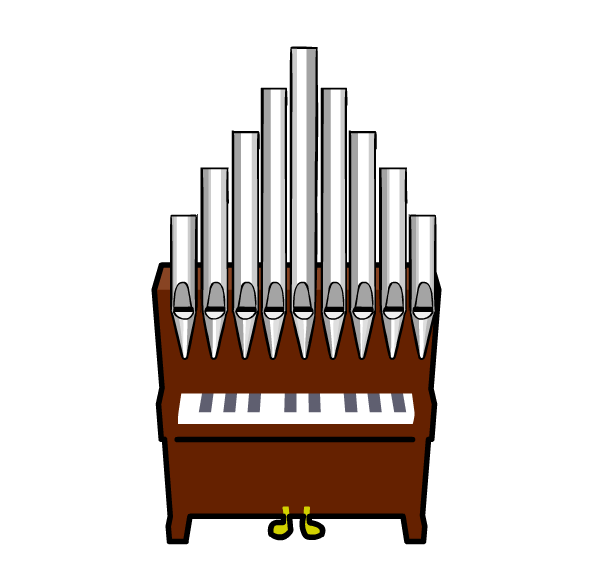 free clip art church organ - photo #4