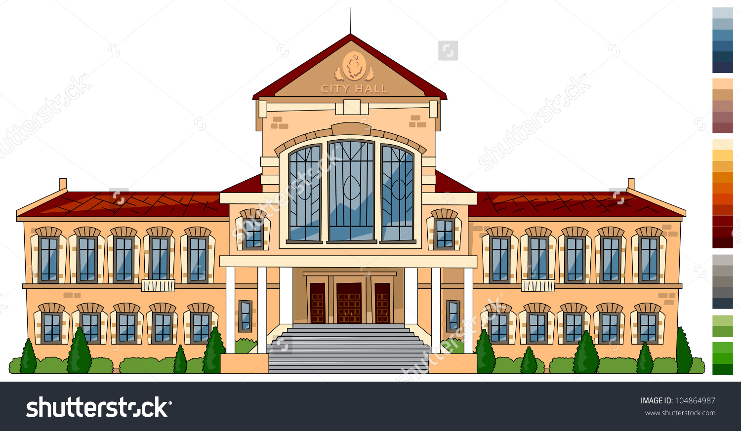 Municipal building clipart - Clipground