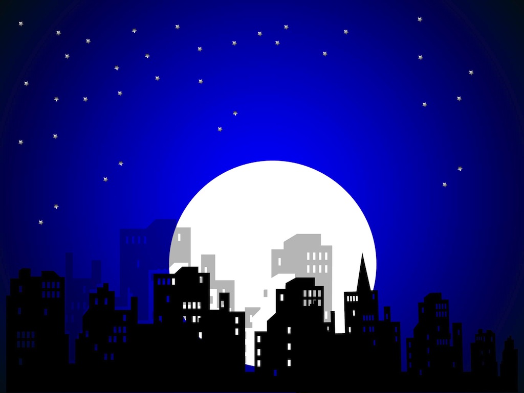 clipart of night time - photo #25