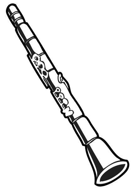 Clarinet clipart - Clipground