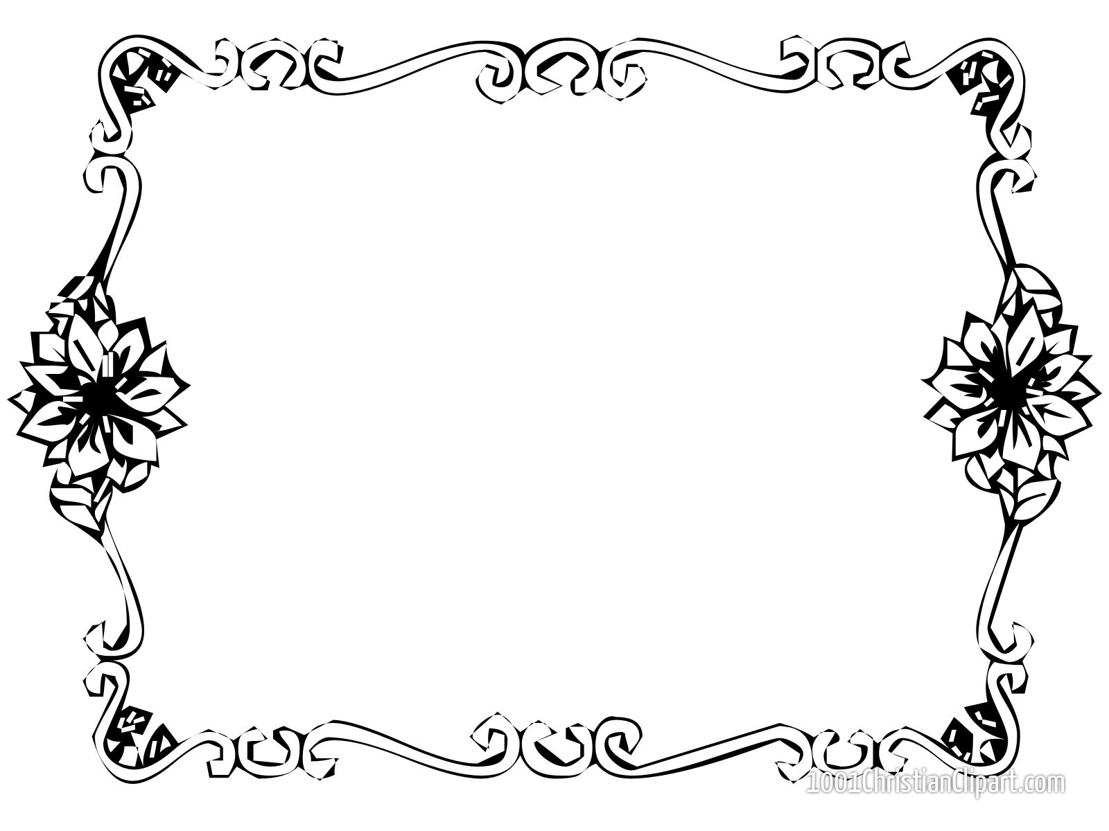 christmas border clip art black and white 20 free Cliparts | Download