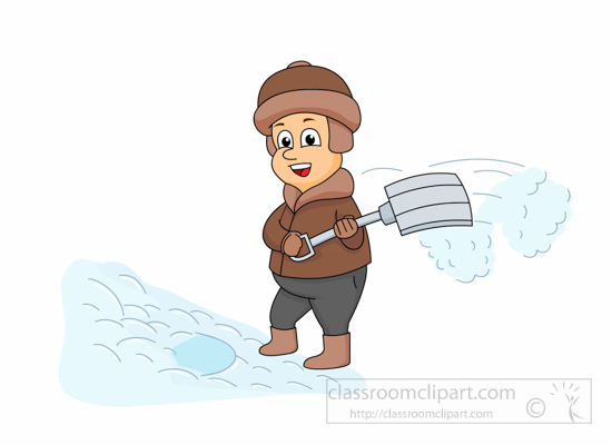 shoveling snow clipart free - photo #47
