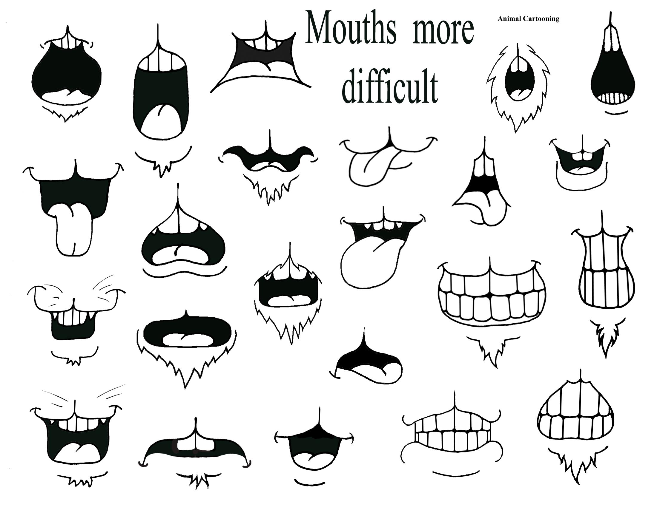 eyes and mouth clipart drawing - Clipground