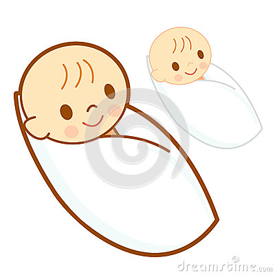 Clipart Baby In Blanket - Clipground