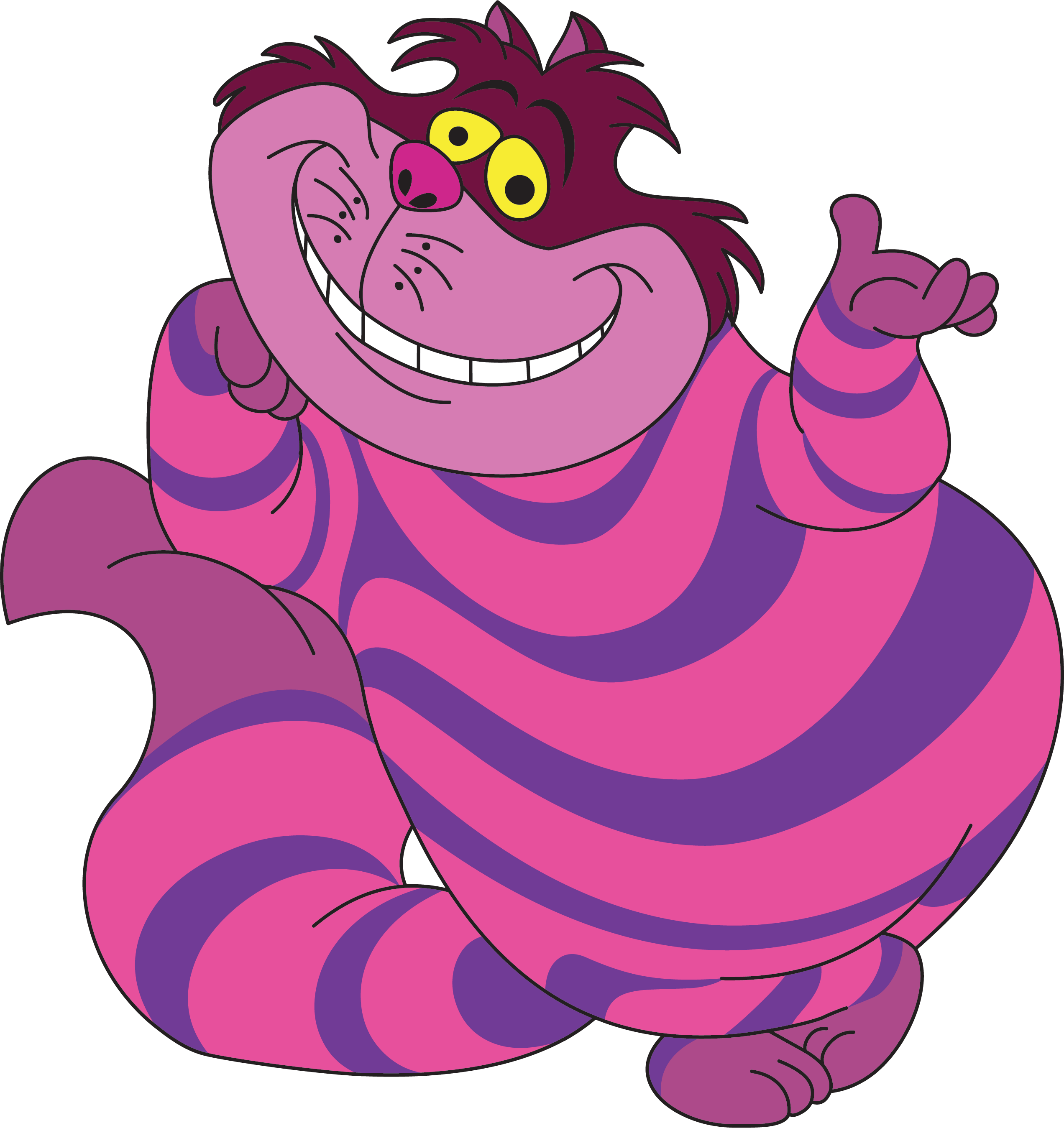 Clipart Cheshire Cat From Alice In Wonderland 20 Free Cliparts