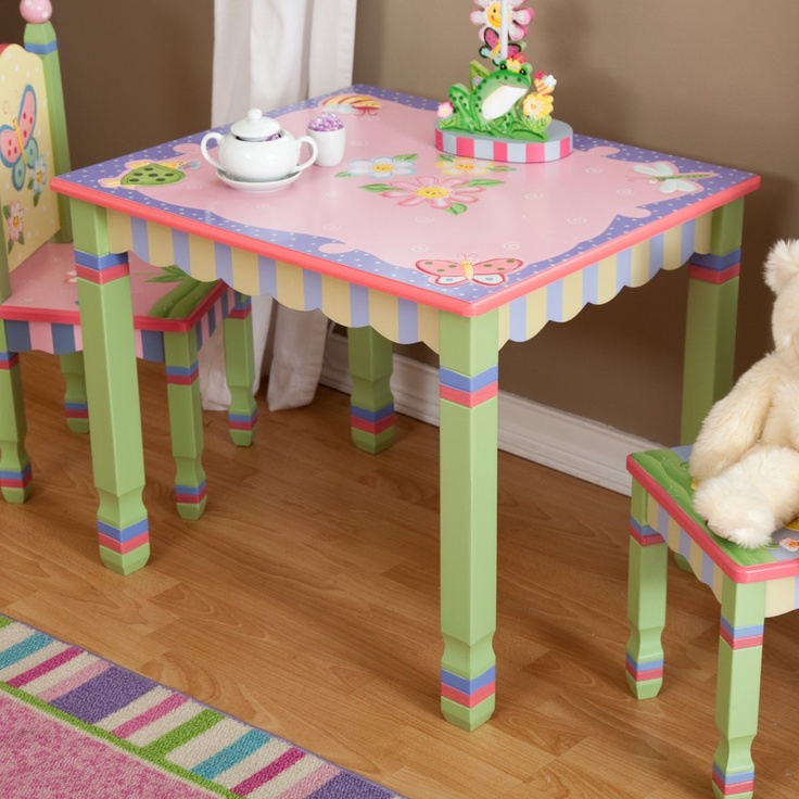 hand painted childrens table and chair sets