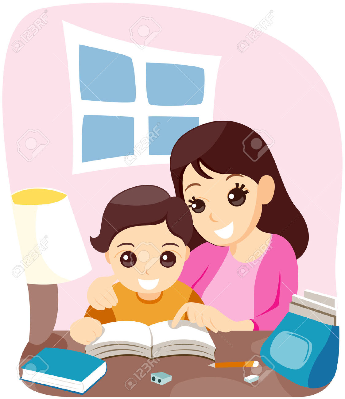 Clipart Comics Mother And Son Clipground