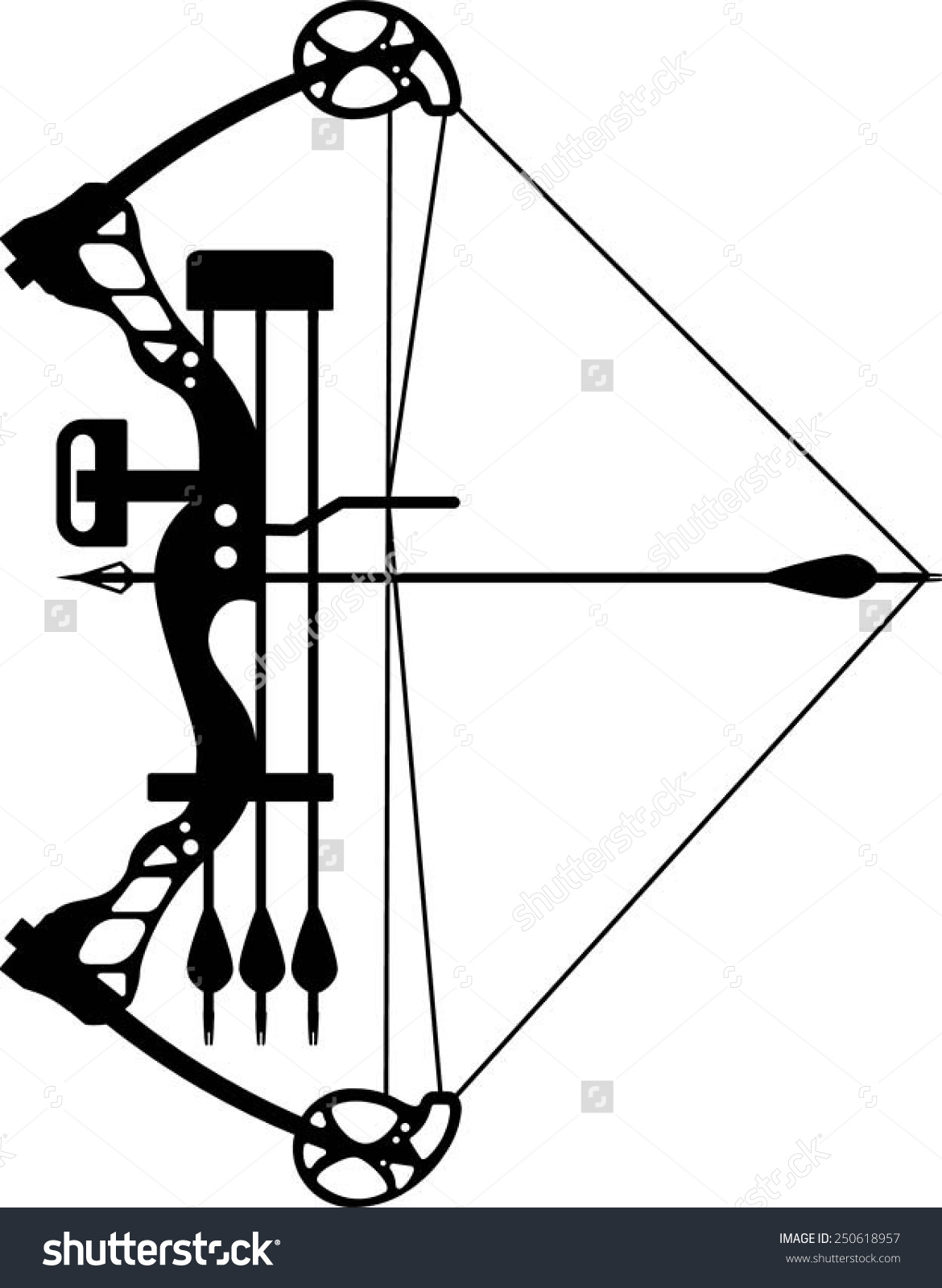 clipart compound bow - Clipground