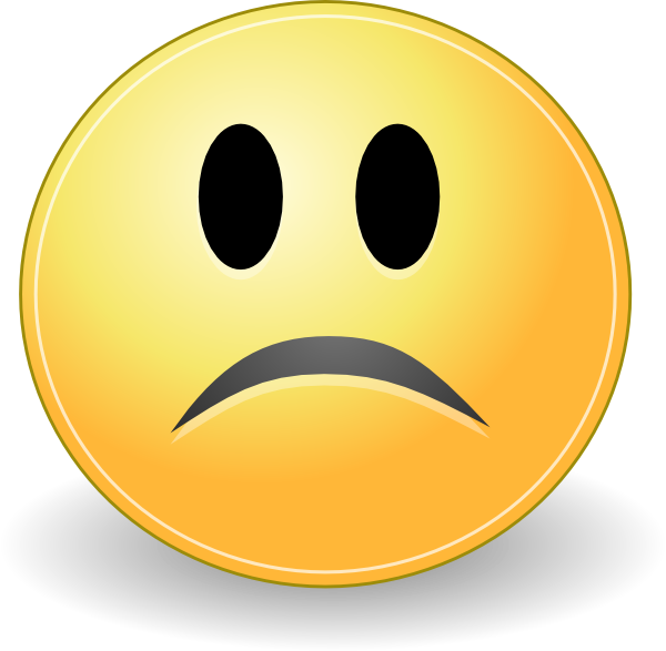 clipart disappointed face - Clipground