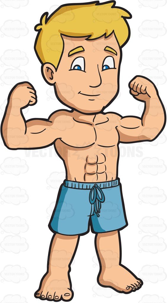 musculalr man workout clipart - Clipground