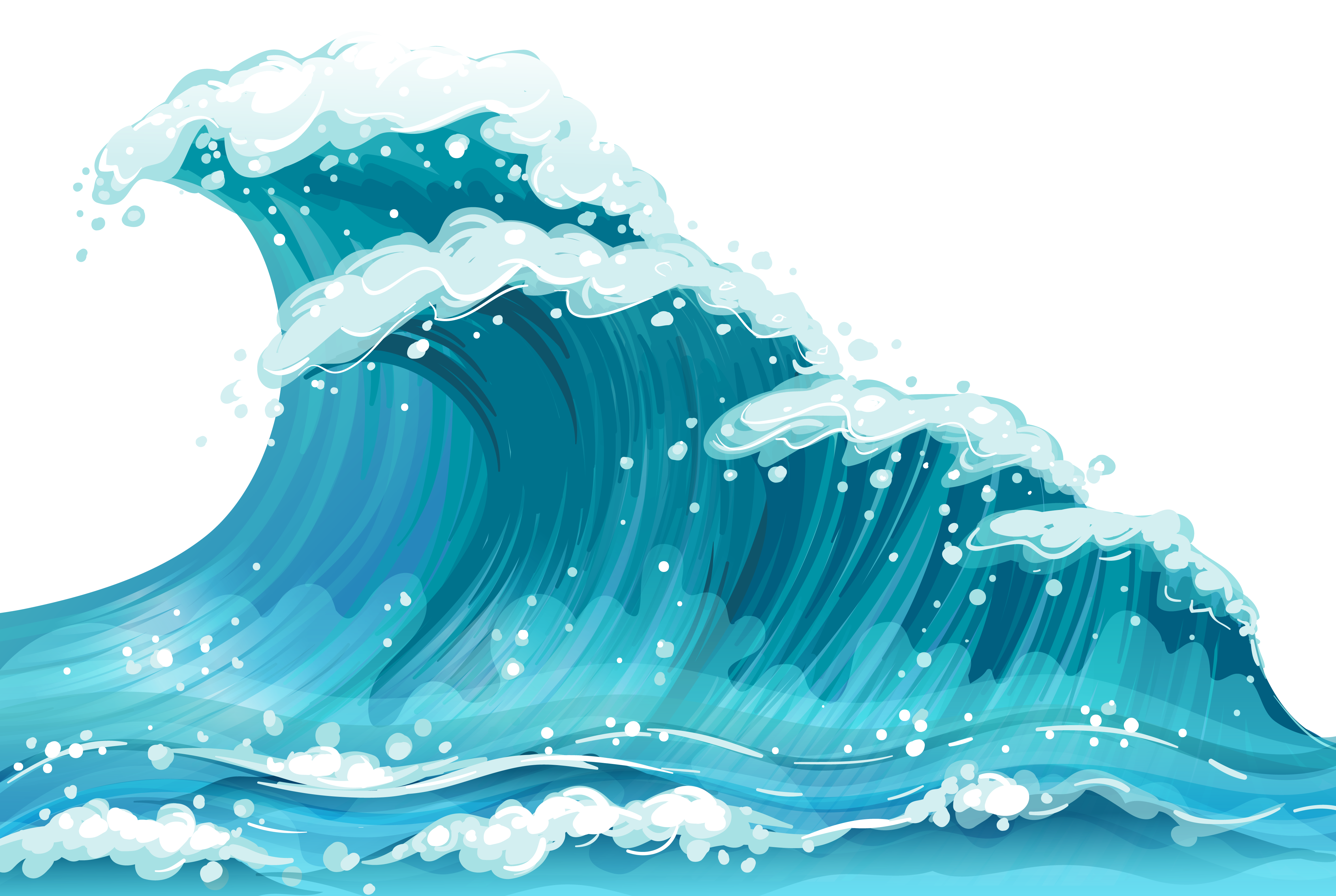 clipart waves transparent - Clipground