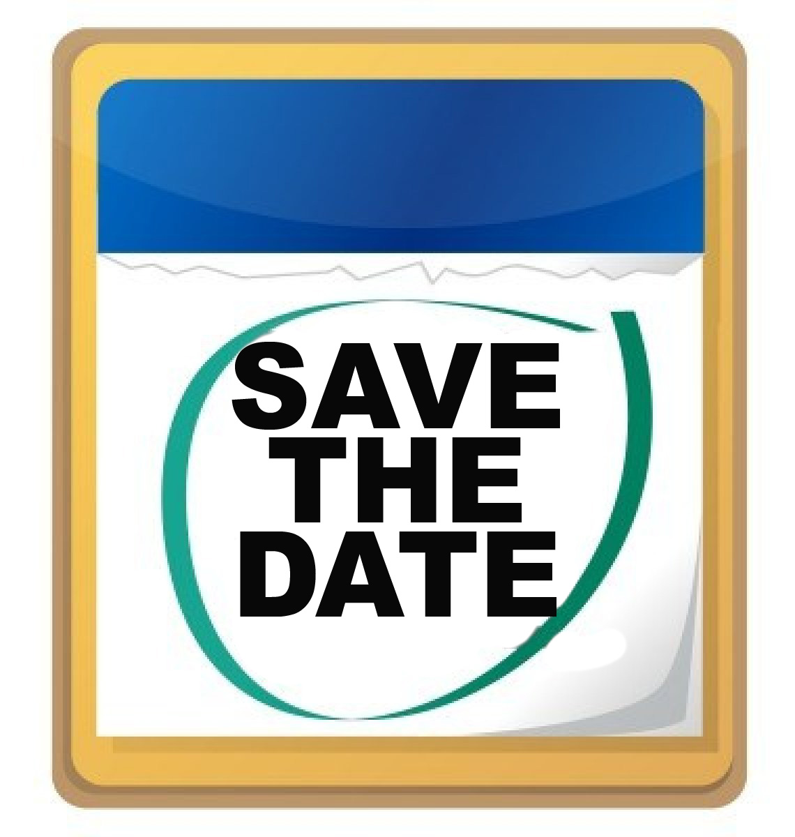 clipart picture of calendar save the date Clipground