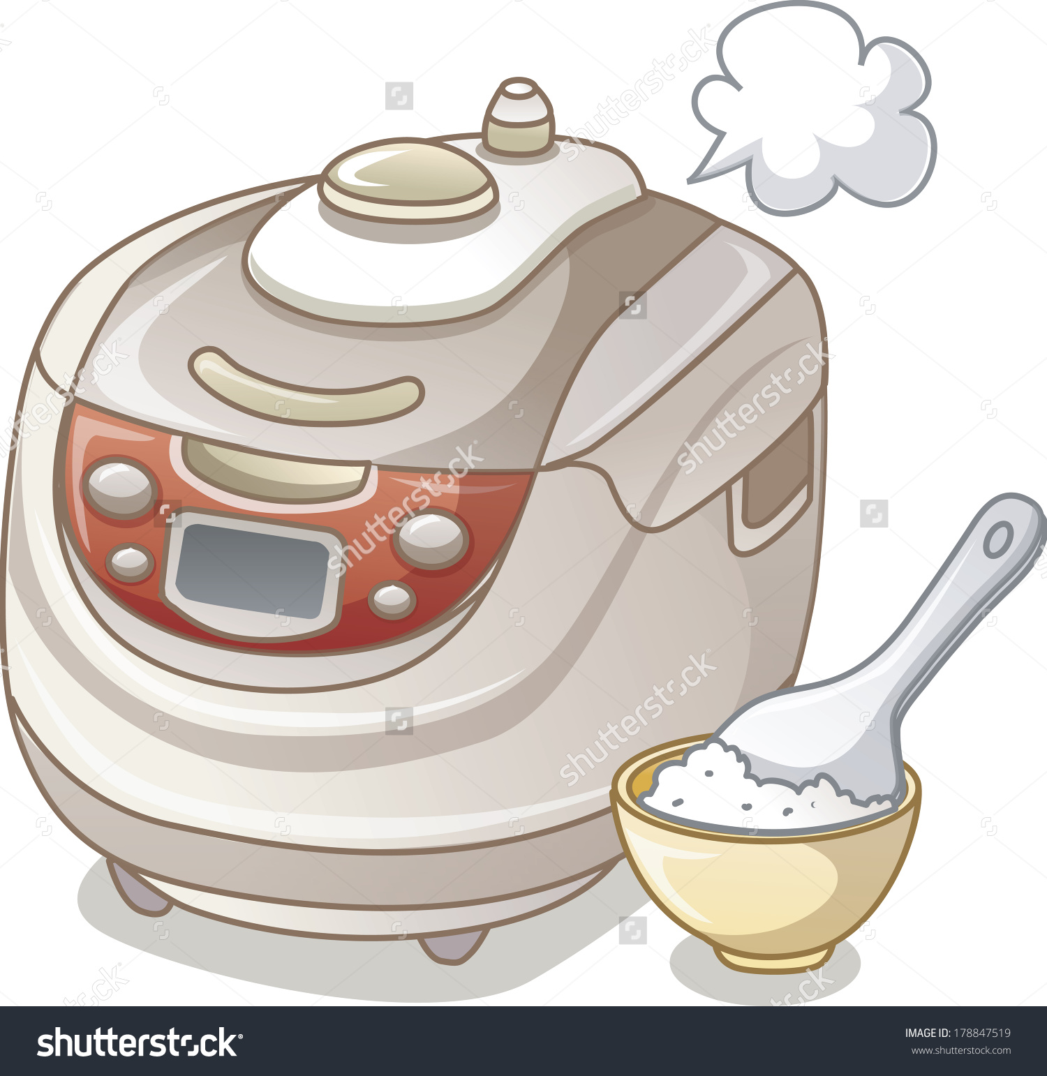 clipart rice cooker - Clipground