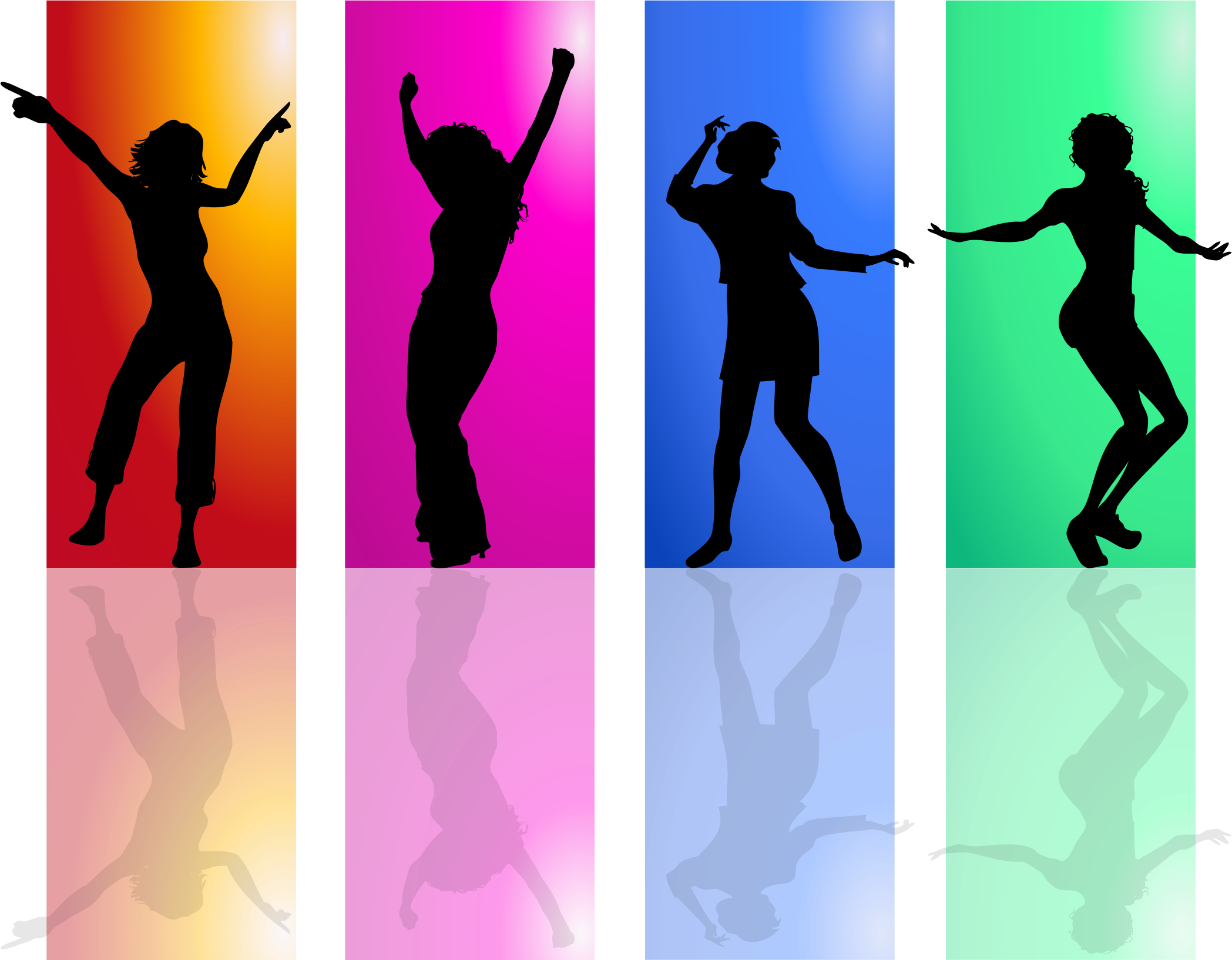 clipart woman dance - Clipground