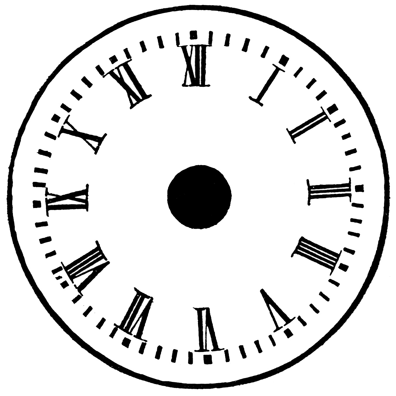 Clock Clipart Without Hands Clipground