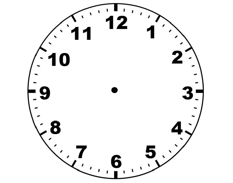 Clock With No Hands Clipart Clipground
