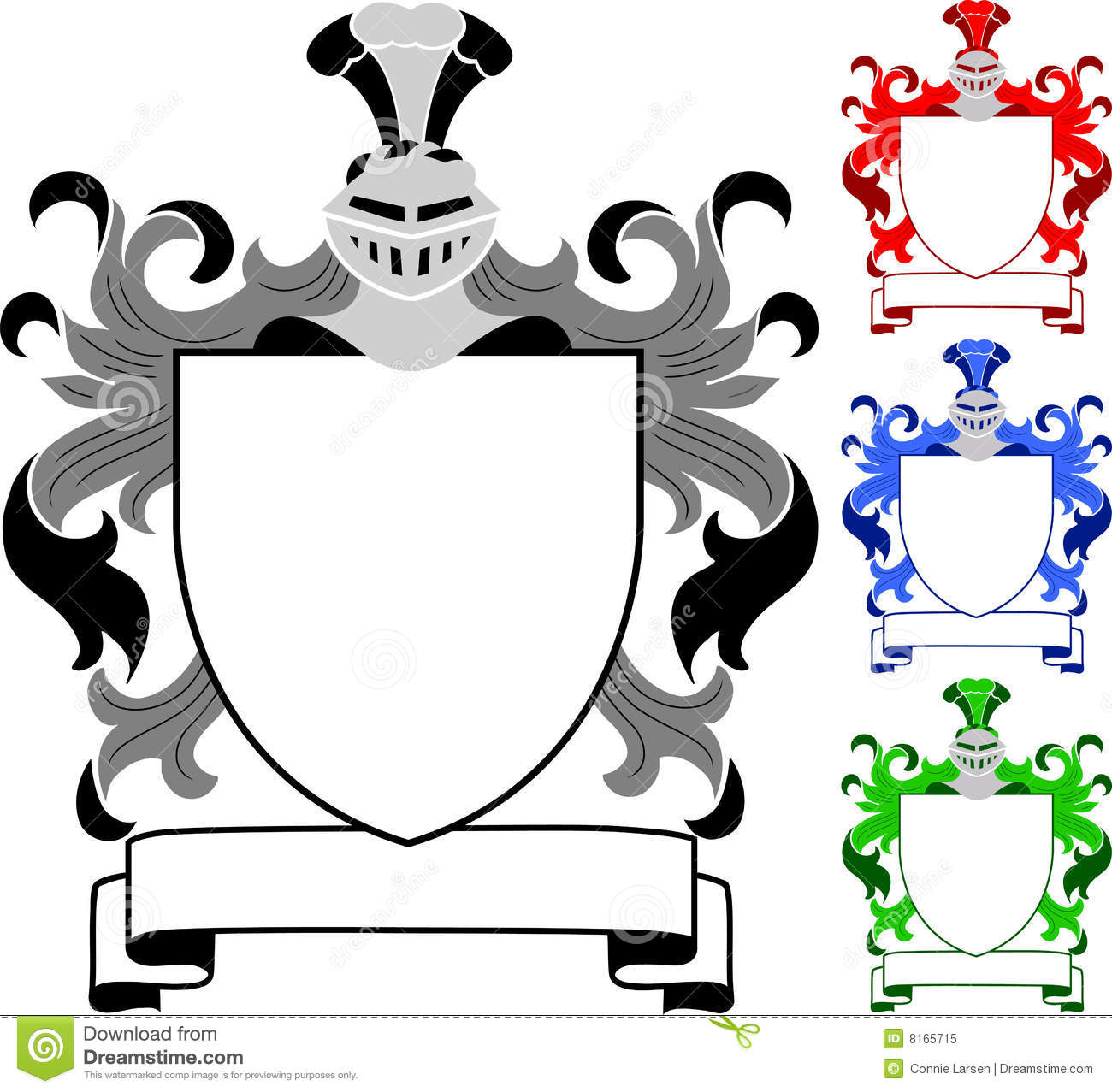  Family Crest Coat Of Arms Template 