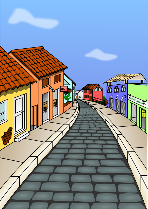 On the street clipart - Clipground
