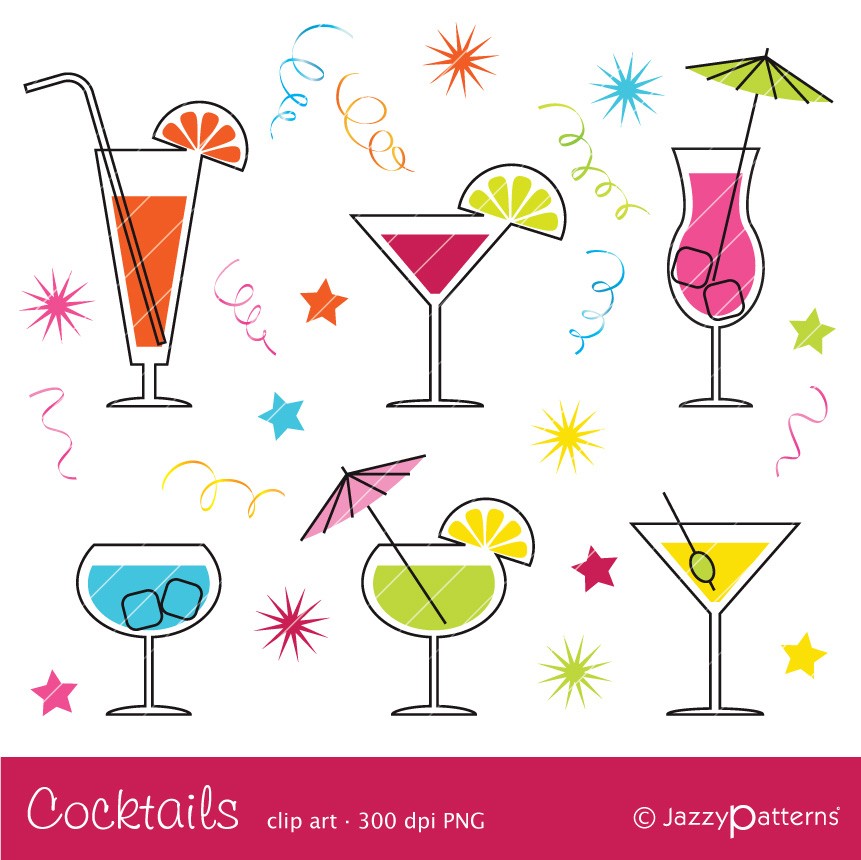 free holiday cocktail party clipart - photo #12