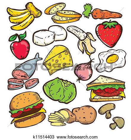 healthy food and drink clipart - Clipground