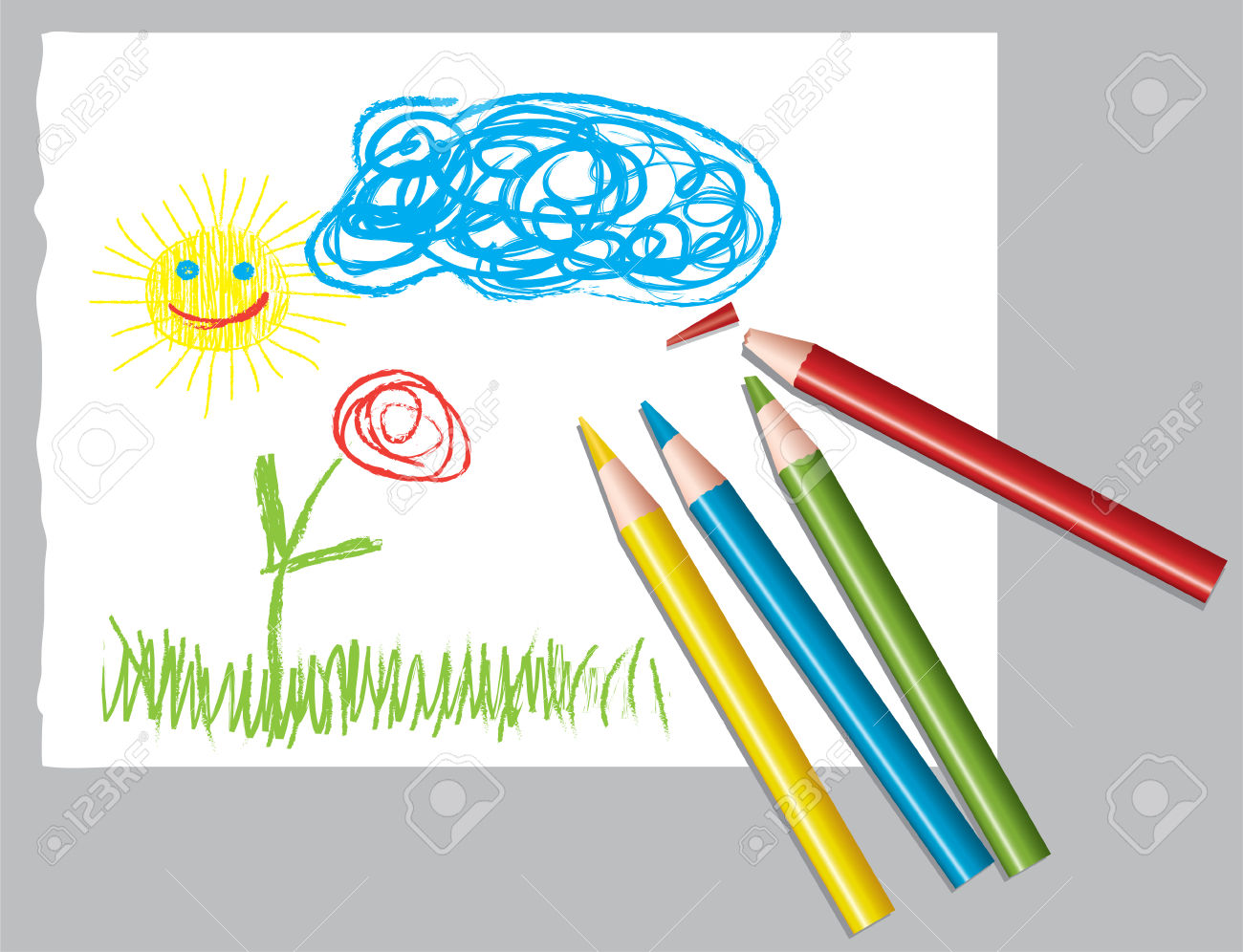 clipart of paper and pencil - photo #36