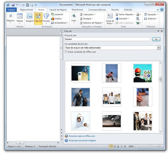 inserir clipart no office 2013 - photo #3