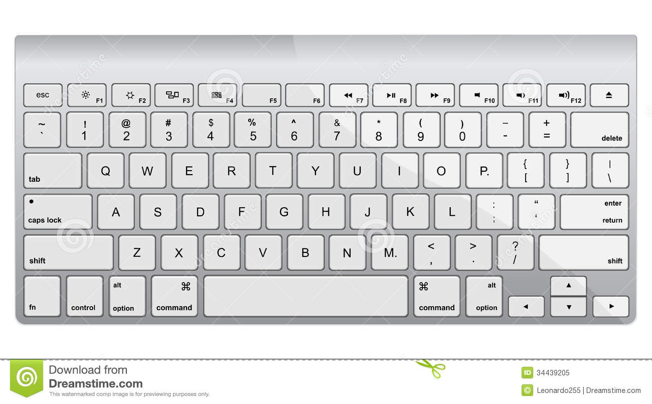 apple keyboard clipart - photo #1