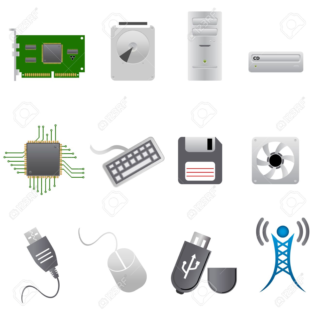 computer hardware clipart free - photo #7