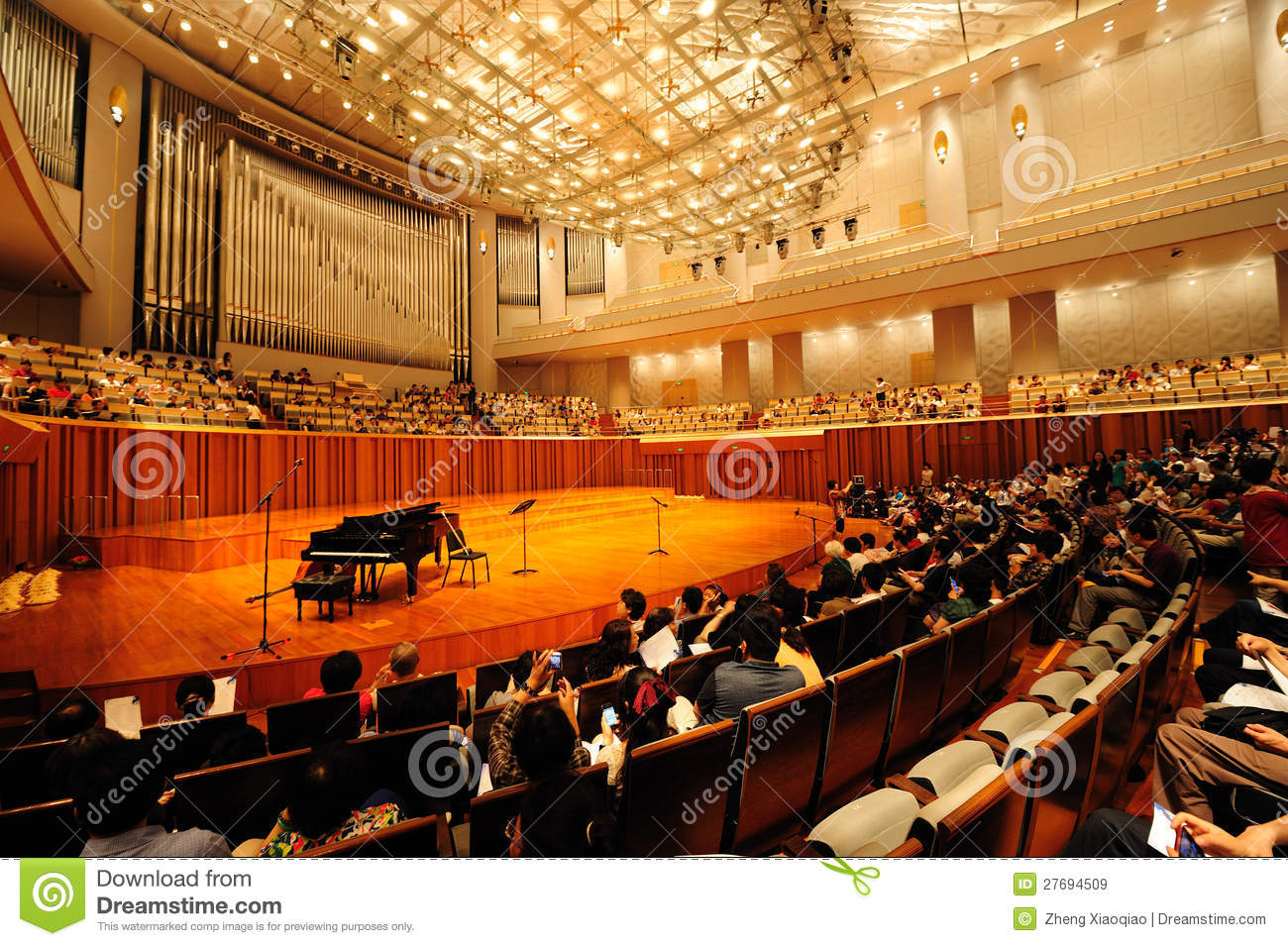 Concert Hall Of China National Grand Theater Editorial Stock Image. Concert Hall Of China National Grand Theater Editorial Stock Image.