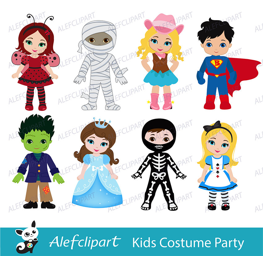 free clipart of halloween costumes - photo #28