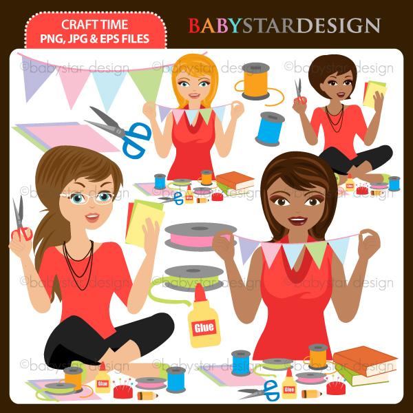 Crafting clipart - Clipground