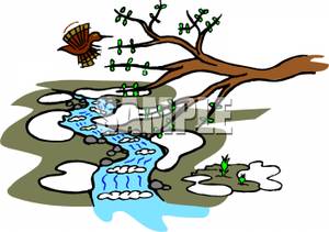 Creek clipart - Clipground