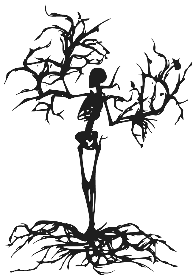 creepy tree clipart outline - Clipground
