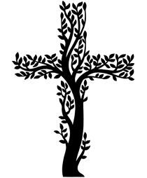 cross and tree clipart - Clipground