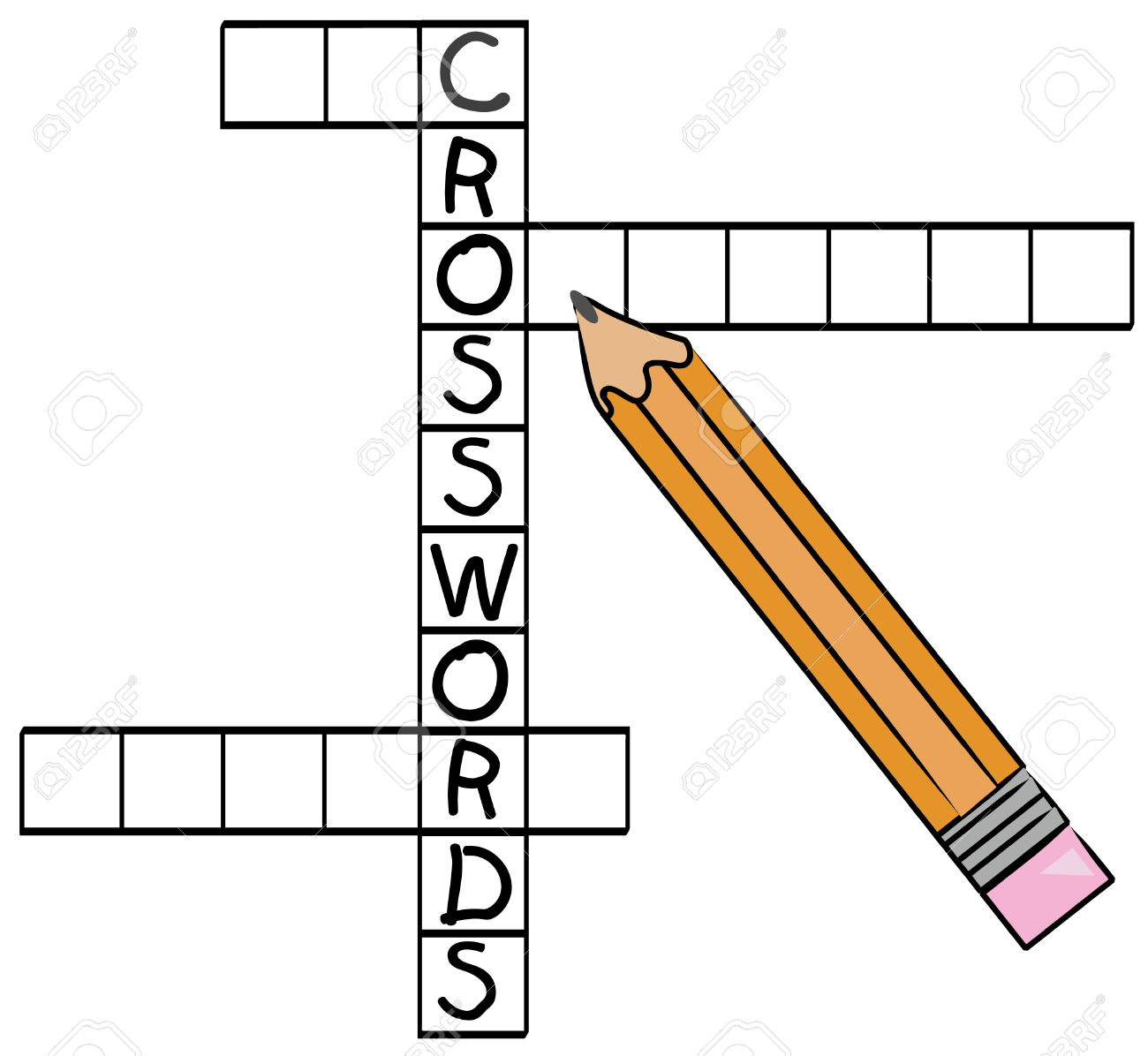 free clip art crossword puzzle - photo #21