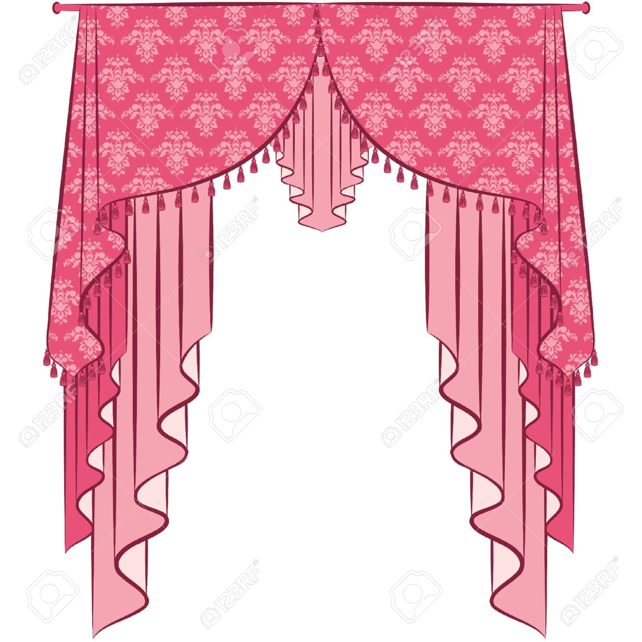 Curtain clipart - Clipground