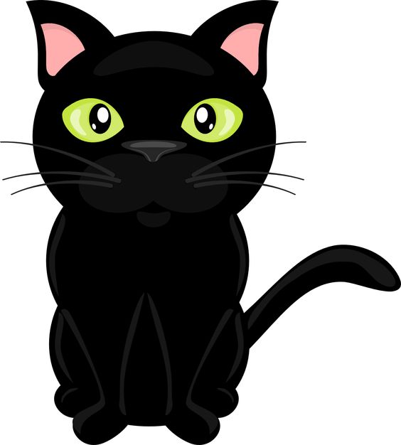 clipart black cat - photo #45