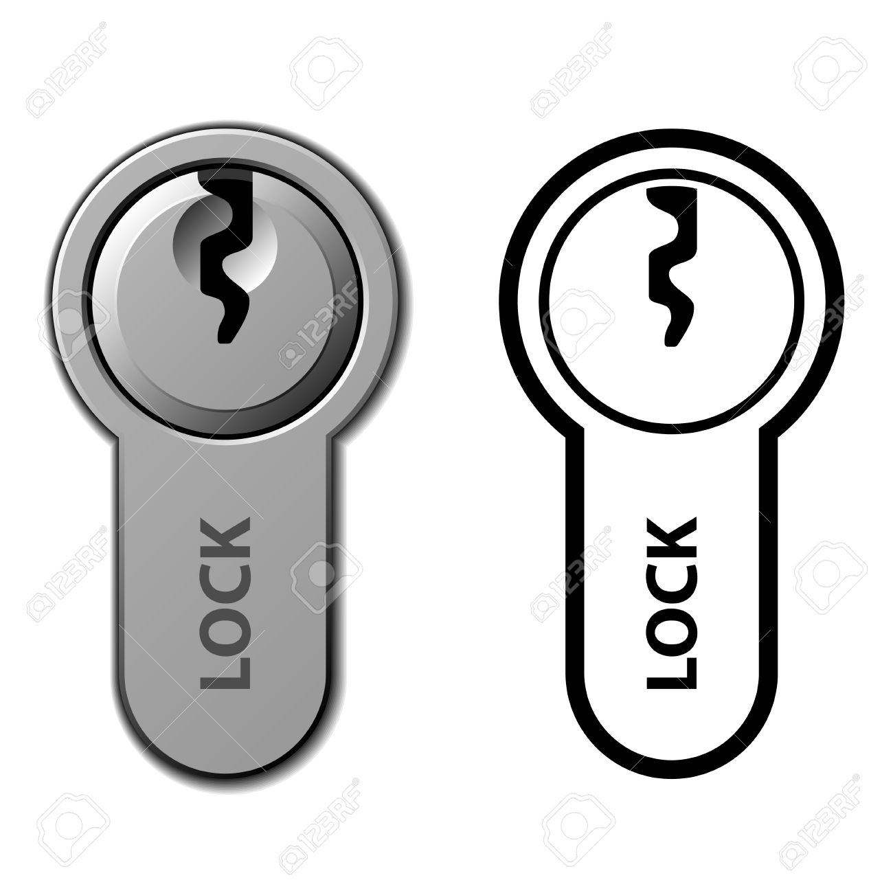 clipart door locks - photo #31