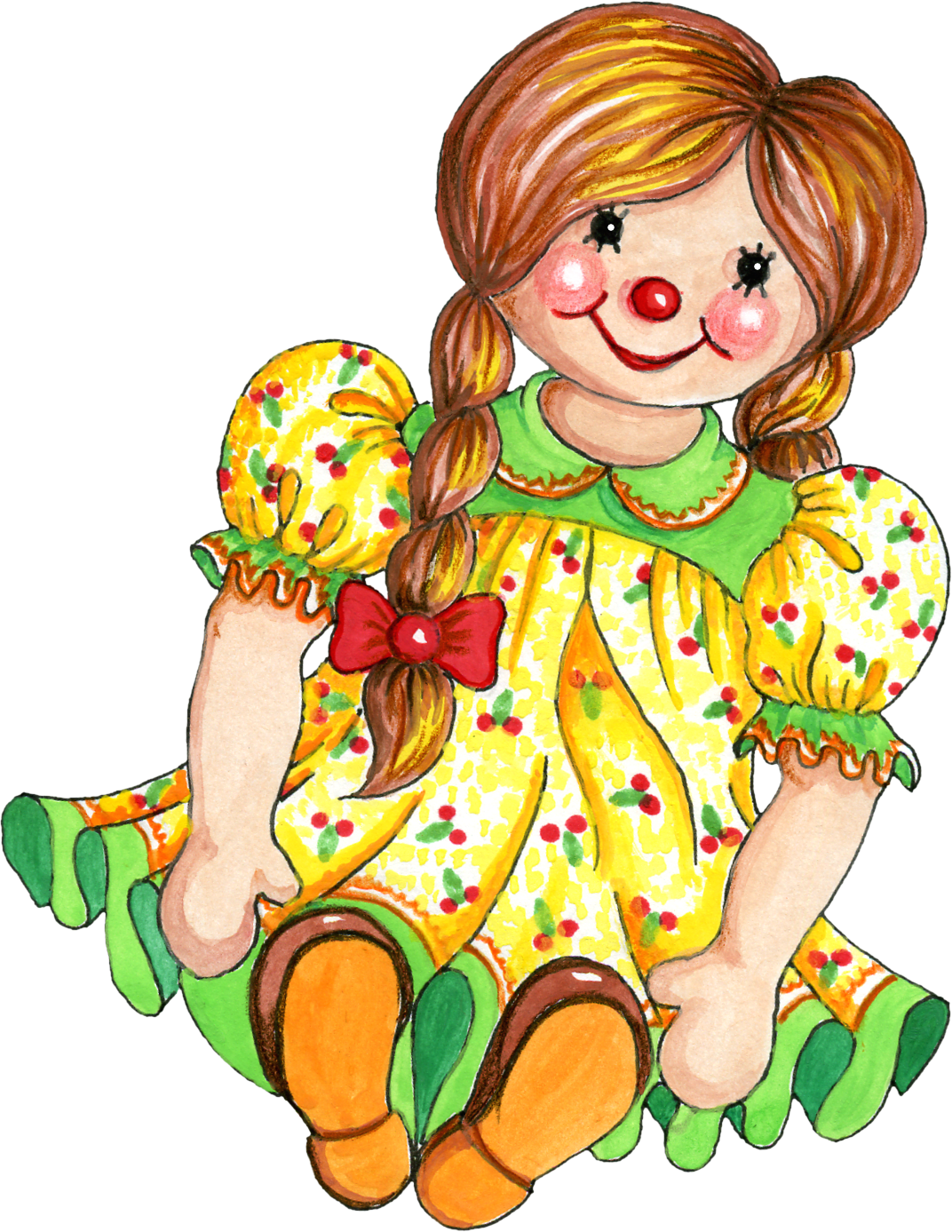 clipart of a doll - photo #33