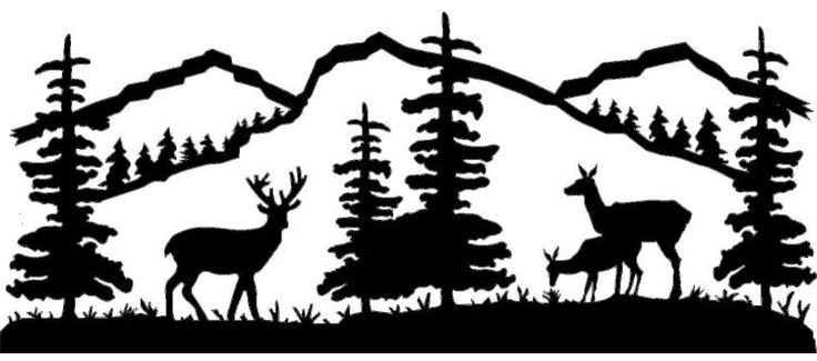 Deer mountain clipart - Clipground